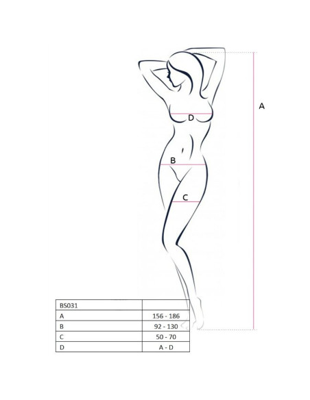PASSION WOMAN BS031 BODYSTOCKING ROJO TALLA UNICA PASSION WOMAN BS031 BODYSTOCKING ROJO TALLA UNICA