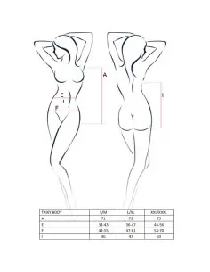 PASSION WOMAN TRIXY TEDDY NEGRO TALLA L XL 2