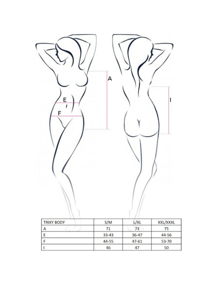 PASSION WOMAN TRIXY TEDDY NEGRO TALLA L XL PASSION WOMAN TRIXY TEDDY NEGRO TALLA L XL