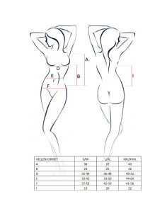 PASSION WOMAN HELLEN CORSET NEGRO TALLA S M 2