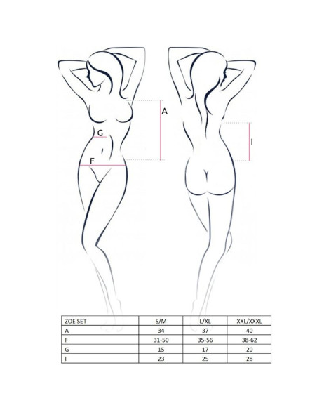 PASSION WOMAN ZOE SET TALLA L XL PASSION WOMAN ZOE SET TALLA L XL