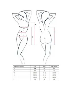 PASSION WOMAN MADDIE CORSET NEGRO TALLA L XL 2