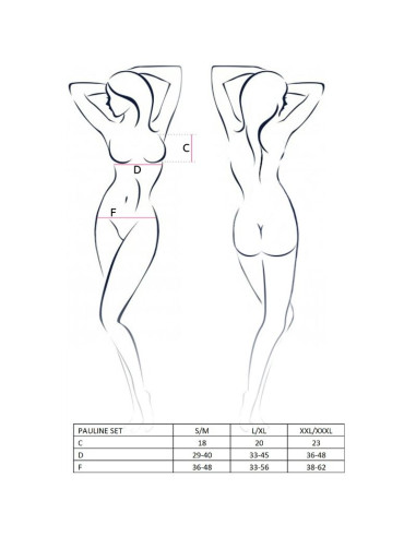 PASSION WOMAN PAULINE SET 3 PIEZAS TALLA L XL