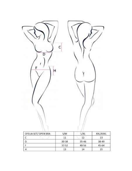 PASSION WOMAN OFELIA SET TALLA S M PASSION WOMAN OFELIA SET TALLA S M