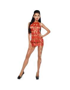 ME SEDUCE GWEN VESTIDO ESPALDA DESCUBIERTA ROJO L XL