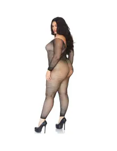 LEG AVENUE BODYSTOCKING EN RED CON BRILLANTE 1X 2X 2