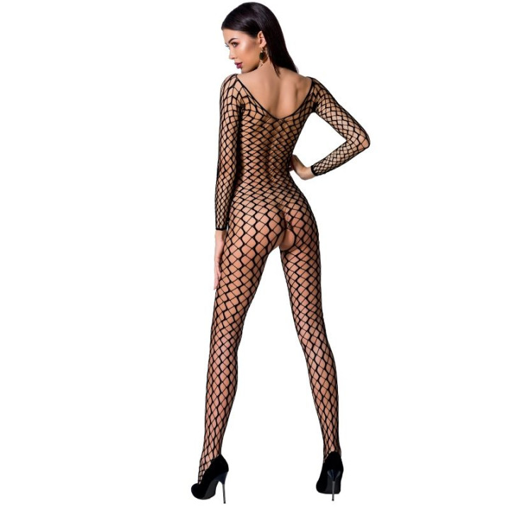 PASSION WOMAN BS068 BODYSTOCKING ROJO TALLA UNICA