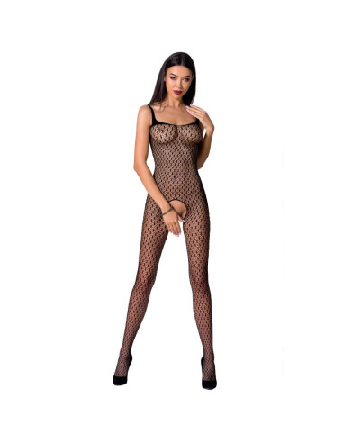 PASSION WOMAN BS071 BODYSTOCKING BLANCO TALLA UNICA