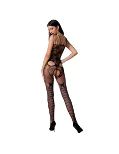 PASSION WOMAN BS076 BODYSTOCKING TALLA UNICA NEGRO