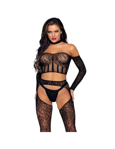 LEG AVENUE SET TRES PIEZAS TALLA UNICA
