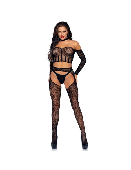 LEG AVENUE SET TRES PIEZAS TALLA UNICA LEG AVENUE SET TRES PIEZAS TALLA UNICA