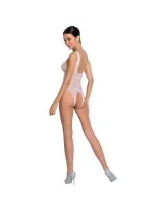 PASSION WOMAN BS086 BODYSTOCKING BLANCO TALLA UNICA 2