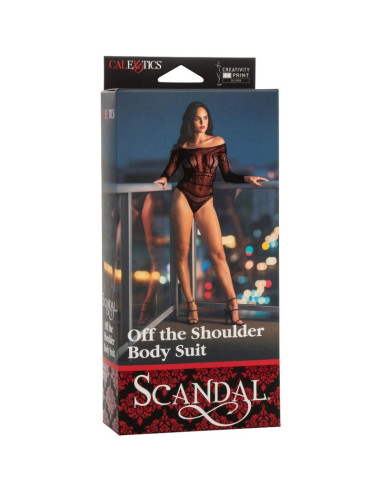 CALEXOTICS SCANDAL TEDDY ONE SIZE