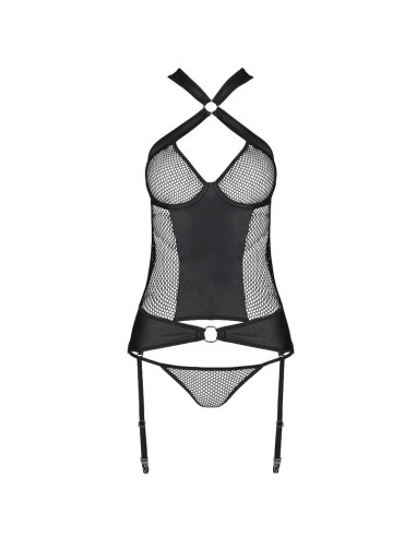 PASSION AMANDA CORSET CUERO ECOLOGICO L XL
