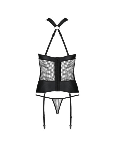 PASSION AMANDA CORSET CUERO ECOLOGICO L XL