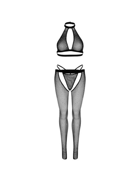 LEG AVENUE TOP CUERPO DE RED CON TANGA Y MEDIAS