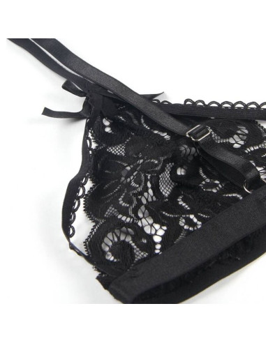 SUBBLIME SET TRES PIEZAS SUJETADOR LIGUERO TANGA L XL