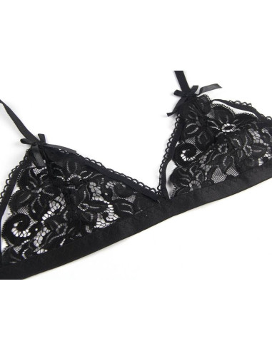 SUBBLIME SET TRES PIEZAS SUJETADOR LIGUERO TANGA L XL