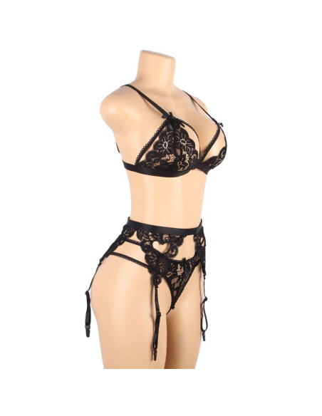 SUBBLIME SET TRES PIEZAS SUJETADOR LIGUERO TANGA L XL SUBBLIME SET TRES PIEZAS SUJETADOR LIGUERO TANGA L XL