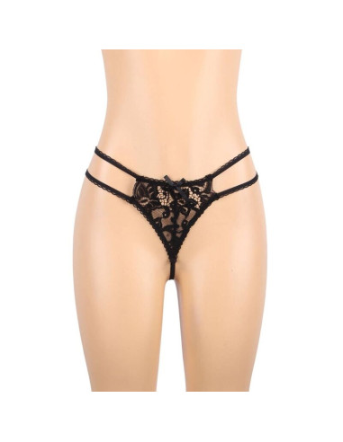 SUBBLIME SET TRES PIEZAS SUJETADOR LIGUERO TANGA L XL