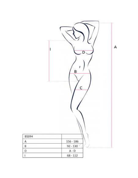 PASSION BS094 BODYSTOCKING NEGRO TALLA UNICA PASSION BS094 BODYSTOCKING NEGRO TALLA UNICA