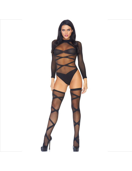 LEG AVENUE SET 2 PIEZAS BODY MEDIAS