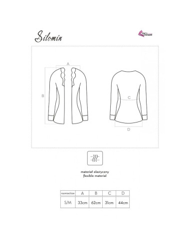 LIVCO CORSETTI FASHION SILOMIN LC 1401 BODY BATA NEGRO TALLA UNICA