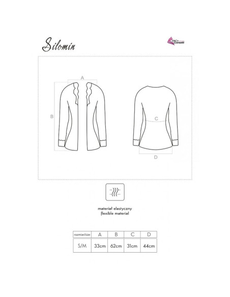 LIVCO CORSETTI FASHION SILOMIN LC 1401 BODY BATA NEGRO TALLA UNICA