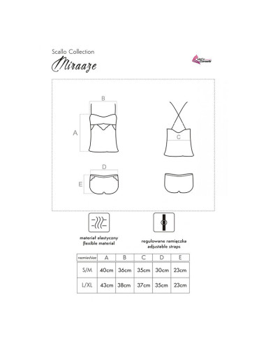 LIVCO CORSETTI FASHION MIRAAZE LC 90567 CAMISETA SHORTS NEGRO