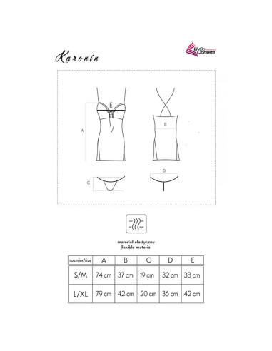 LIVCO CORSETTI FASHION KARONIN LC 90628 FALDA PANTY NEGRO