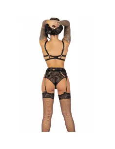 LIVCO CORSETTI FASHION POJZON LC 90670 SUJETADOR MEDIAS LIGUERO PANTY NEGRO 2