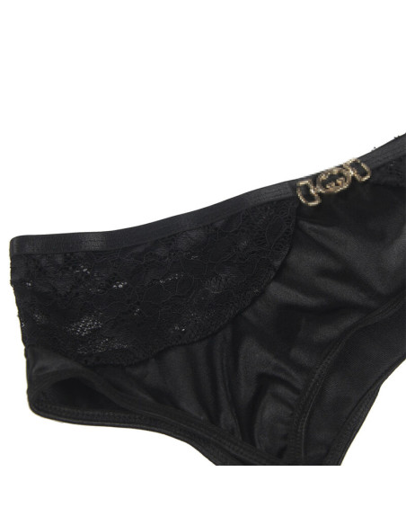 SUBBLIME SET DE 3 PIEZAS SUJETADOR TANGA LIGA ENCAJE NEGRO S M SUBBLIME SET DE 3 PIEZAS SUJETADOR TANGA LIGA ENCAJE NEGRO S M