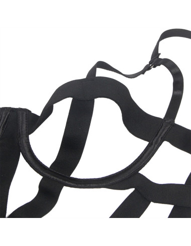 SUBBLIME BODY SEXY CON RECORTES NEGRO S M