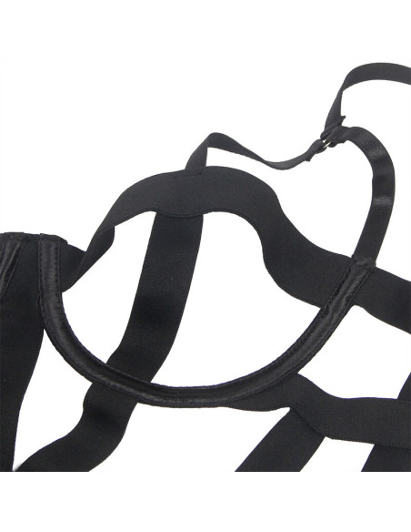 SUBBLIME BODY SEXY CON RECORTES NEGRO S M SUBBLIME BODY SEXY CON RECORTES NEGRO S M