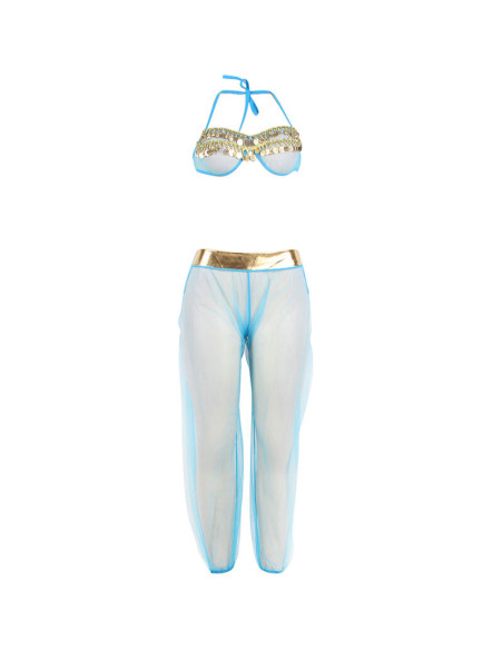 SUBBLIME SET DE LENCERIA INDIA STYLE AZUL S M SUBBLIME SET DE LENCERIA INDIA STYLE AZUL S M