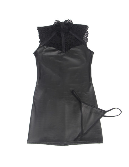 SUBBLIME VESTIDO SEXY DE CUERO S M SUBBLIME VESTIDO SEXY DE CUERO S M