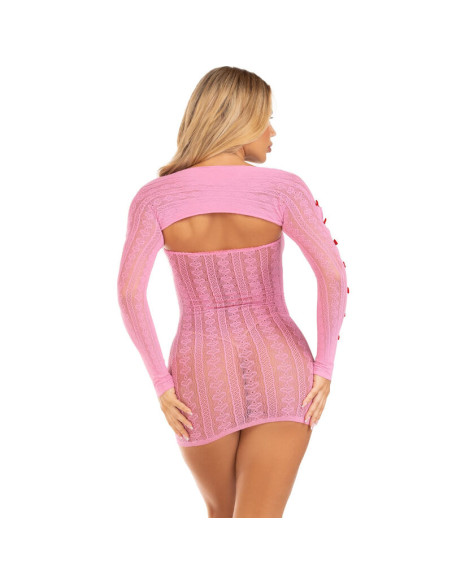 LEG AVENUE VESTIDO CORAZON LAZOS ROSA TALLA UNICA LEG AVENUE VESTIDO CORAZON LAZOS ROSA TALLA UNICA