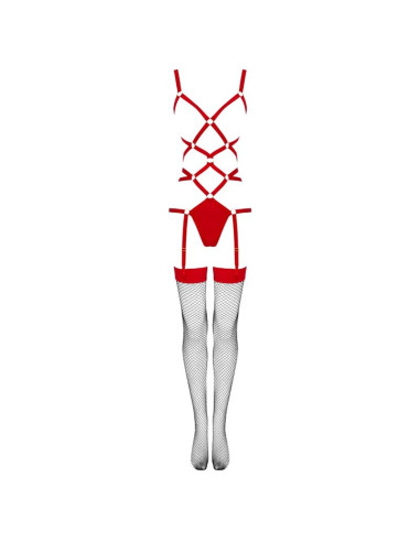 LIVCO CORSETTI FASHION THIARA LC 20213 SET BODY MEDIAS ROJA S M