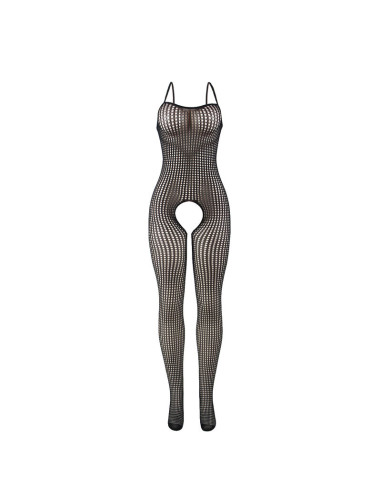 SUBBLIME 951726 BODYSTOCKING CROTCHLESS DE REJILLA ELASTICO NEGRO TALLA UNICA
