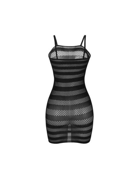 SUBBLIME 951733 VESTIDO DE REJILLA CON FRANJAS NEGRO TALLA UNICA SUBBLIME 951733 VESTIDO DE REJILLA CON FRANJAS NEGRO TALLA UNICA