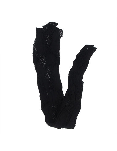 SUBBLIME 952129 BODYSTOCKING DE REJILLA CON DISENO DE VESTIDO Y DETALLES FLORALES NEGRO TALLA UNICA