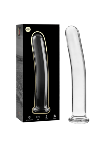 NEBULA SERIES BY IBIZA MODELO 8 DILDO CRISTAL TRANSPARENTE 145 CM O 2 CM