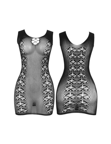 SUBBLIME 952167 VESTIDO DE REJILLA CORTO ELASTICO NEGRO TALLA UNICA SUBBLIME 952167 VESTIDO DE REJILLA CORTO ELASTICO NEGRO TALLA UNICA