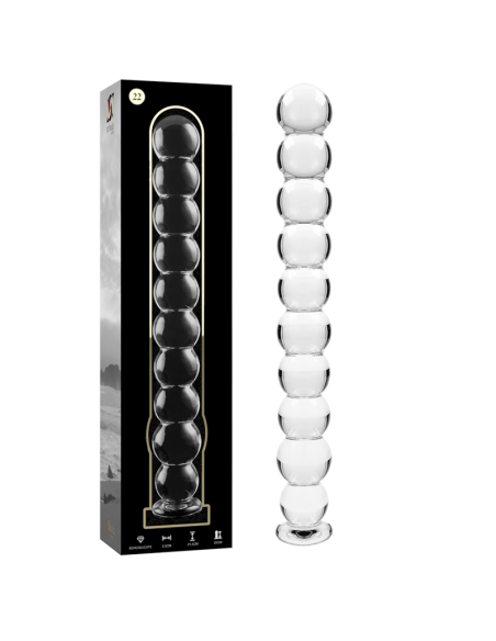 NEBULA SERIES BY IBIZA MODELO 22 DILDO CRISTAL TRANSPARENTE 215 CM O 25 CM