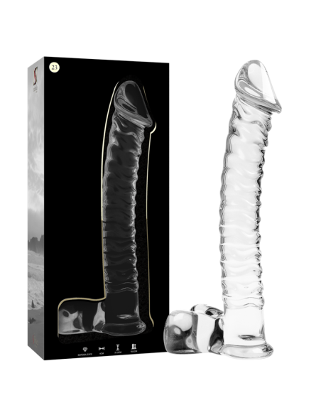 NEBULA SERIES BY IBIZA MODELO 23 DILDO CRISTAL TRANSPARENTE 215 CM O 4 CM