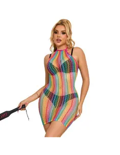 SUBBLIME 952341 VESTIDO DE REJILLA ARCOIRIS TALLA UNICA
