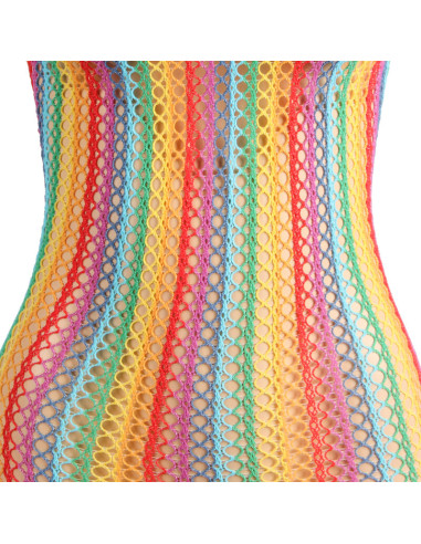 SUBBLIME 952341 VESTIDO DE REJILLA ARCOIRIS TALLA UNICA