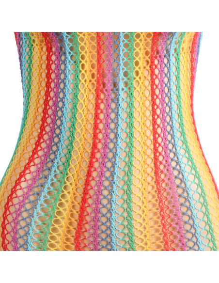 SUBBLIME 952341 VESTIDO DE REJILLA ARCOIRIS TALLA UNICA