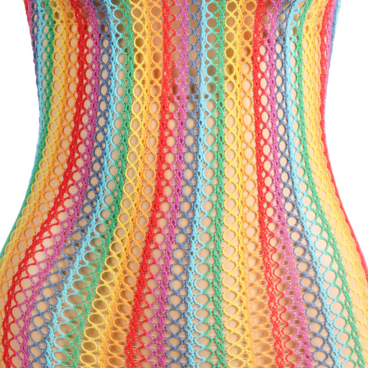 SUBBLIME 952341 VESTIDO DE REJILLA ARCOIRIS TALLA UNICA
