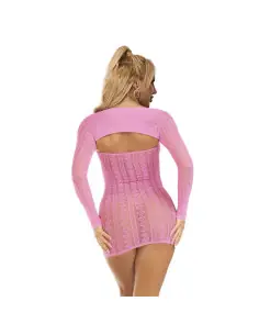 SUBBLIME 952471 VESTIDO DE REJILLA ROSA TALLA UNICA 2
